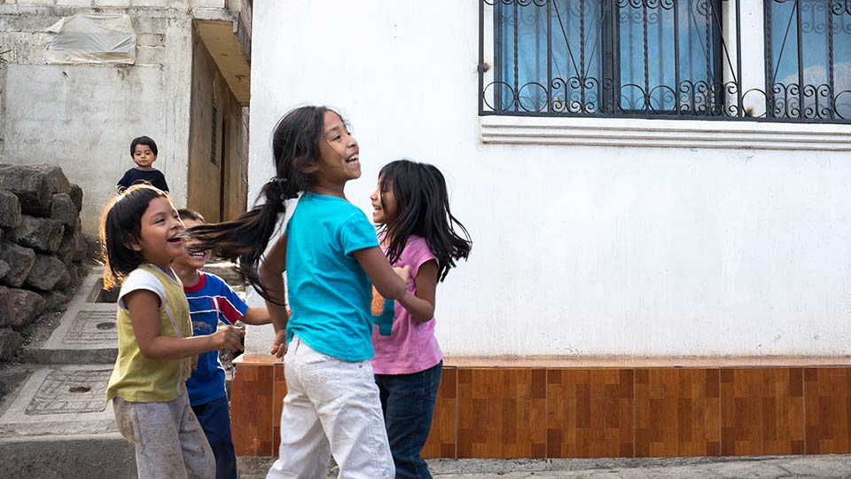 Kids playing in the street