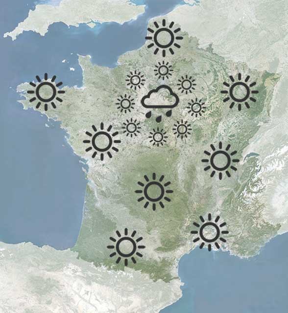 French weather forecase as I imagined it